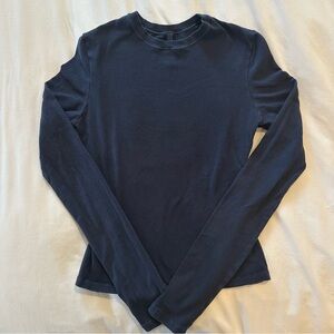 Skims Navy Long Sleeve